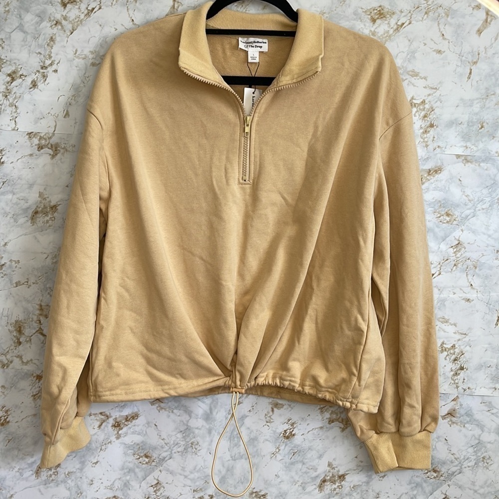 The Drop Half Zip Up Sweater l SIZE L